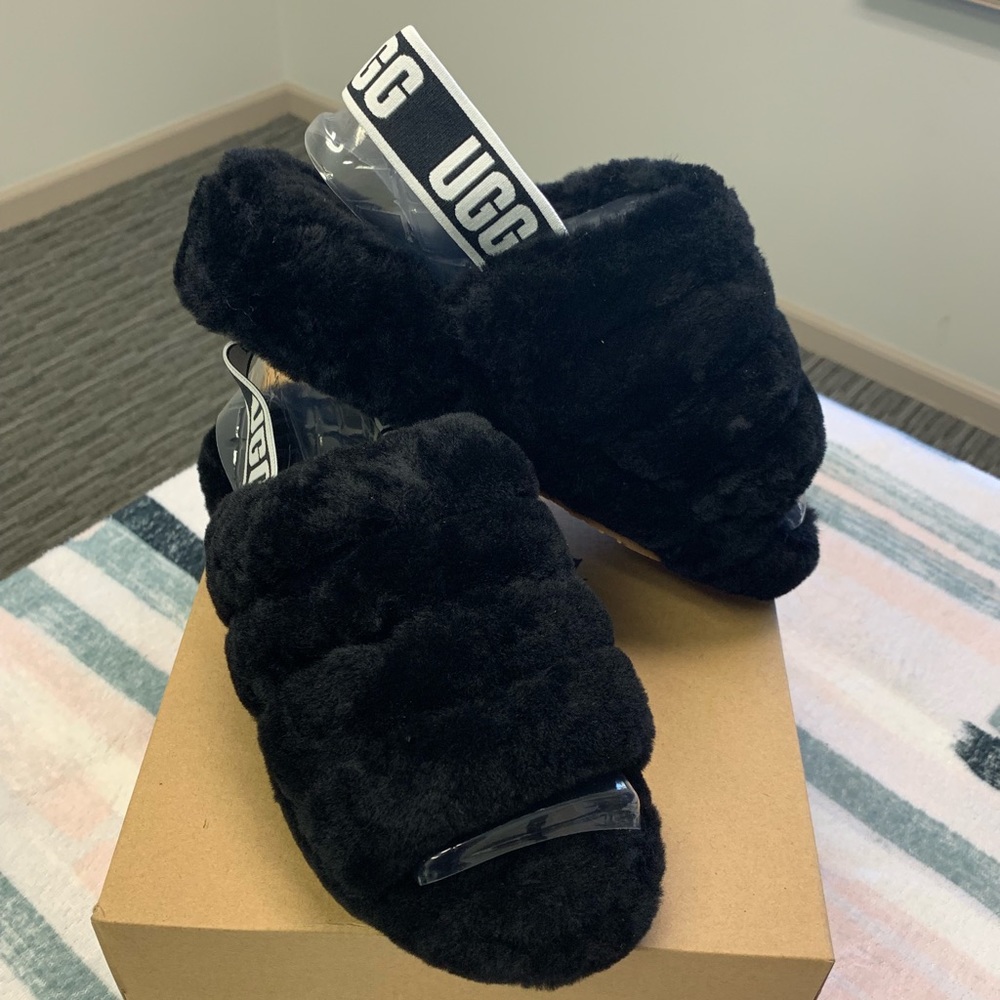 Ugg Fluffy Yeah Slides Size 7
